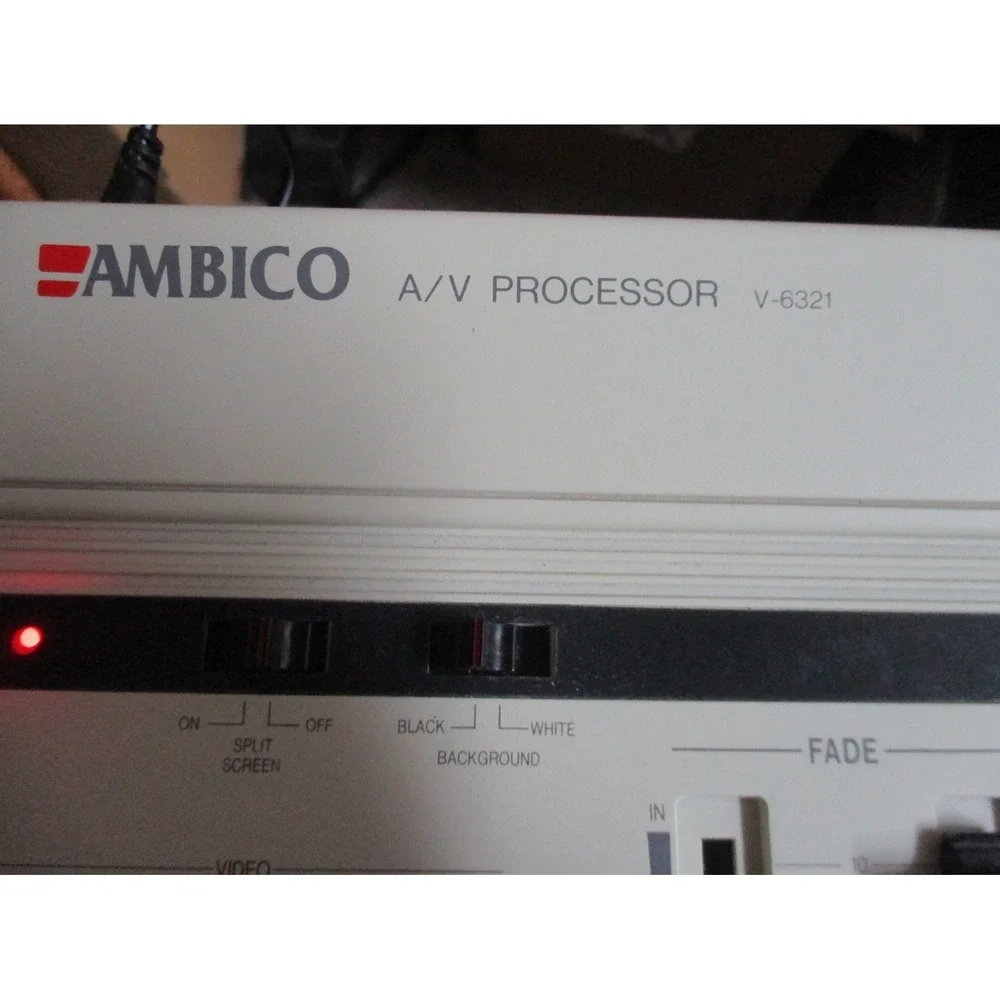 Vintage 90's AMBICO Editing A/V Processor V-6321